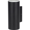 צמוד קיר UPnDOWN עדן שחור IP65 Hongli 2x16W 2900K