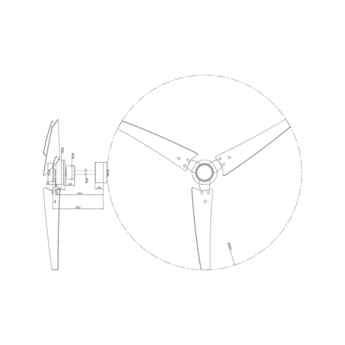 מאוורר תקרה SHARP WHITE