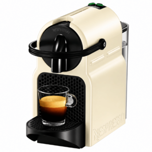 מכונת קפה מעוצבת צבע שמנת Nespresso Inissia EN80.CW