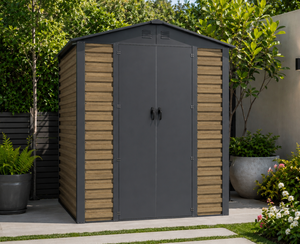 מחסן מתכת פרמיום דגם Garden Top  1.80X1.80 DZ2 
