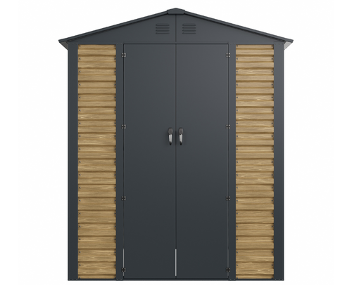 מחסן מתכת פרמיום דגם Garden Top  1.80X1.80 DZ2 