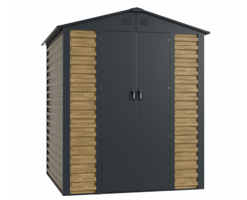 מחסן מתכת פרמיום דגם Garden Top  1.80X1.80 DZ2 
