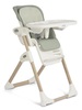 כסא אוכל מפואר לתינוק Mimzy Recline עם 3 מגשים וריפוד כפול Joie בצבע STRATA MIST WOOD