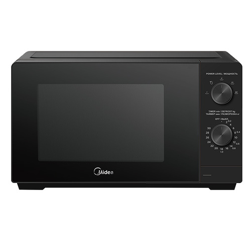 מיקרוגל מכני 20 ליטר צבע שחור חברת Midea דגם MM7P012MZ
