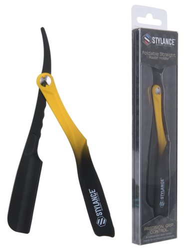 ידית תער מתקפל מקצועי ללהב חצי SR043 ירוק STYLANCE