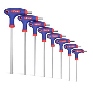 מפתח אלן 6 ממ ידית T ארוך WORKPRO