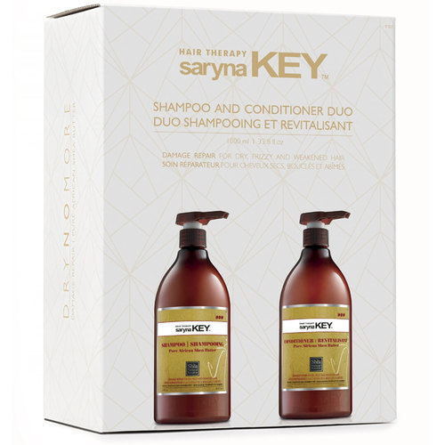 שמפו + מרכך חמאת שיאה לשיער יבש, פגום ומוחלק SARYNA KEY סרינה קיי 1000 מ