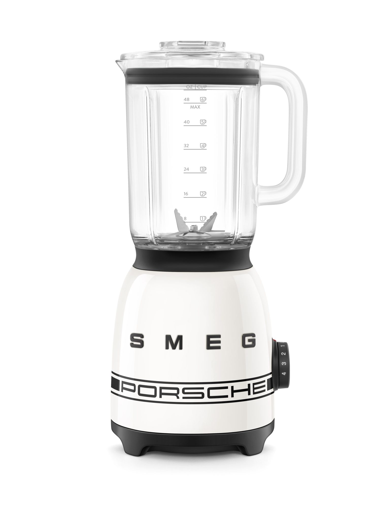 בלנדר עומד לבן קאררה שת”פ SMEG פורשה