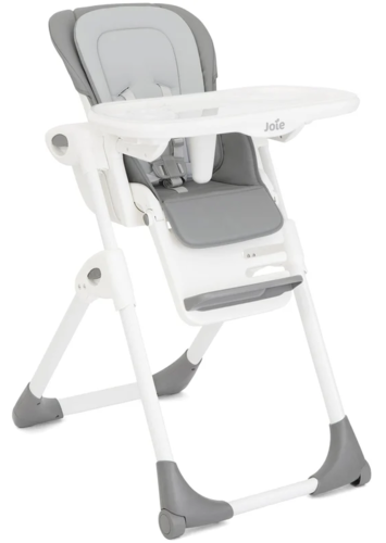 כסא אוכל מפואר לתינוק Mimzy Recline עם 3 מגשים וריפוד כפול - Arctic