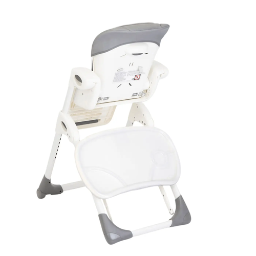 כסא אוכל מפואר לתינוק Mimzy Recline עם 3 מגשים וריפוד כפול - Arctic