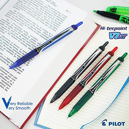עט פיילוט טכנופוינט V7-RT לחצן אדום