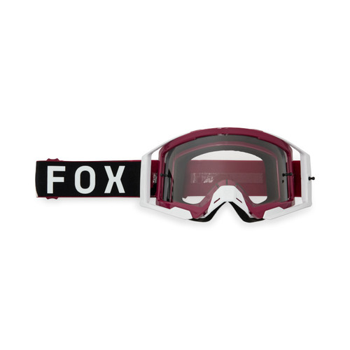 משקפי אבק פוקס בורדו/לבן - FOX AIRSPACE TINE SMOKE V26