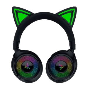 שריון אילת Razer KRAKEN KITTY V3 PRO צבע שחור