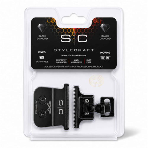סכין למכונת פיניש StyleCraft X-PRO WIDE Black Diamond 