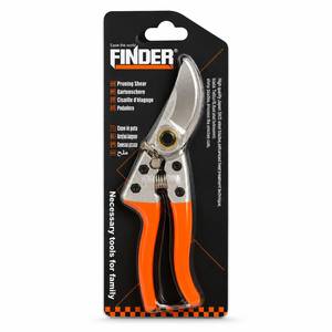  מזמרת גיזום כתומה מקצועית FINDER עם להב SK5 – ביבוא ישיר של ספרדי