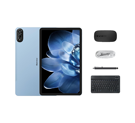 טאבלט BLACKVIEW TAB MEGA 2 6/256GB 4G SET כולל עכבר ומקלדת