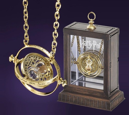 מחולל הזמן עם ויטרינת תצוגה | Time-Turner Necklace with Display Case Harry Potter