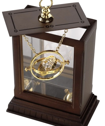 מחולל הזמן עם ויטרינת תצוגה | Time-Turner Necklace with Display Case Harry Potter