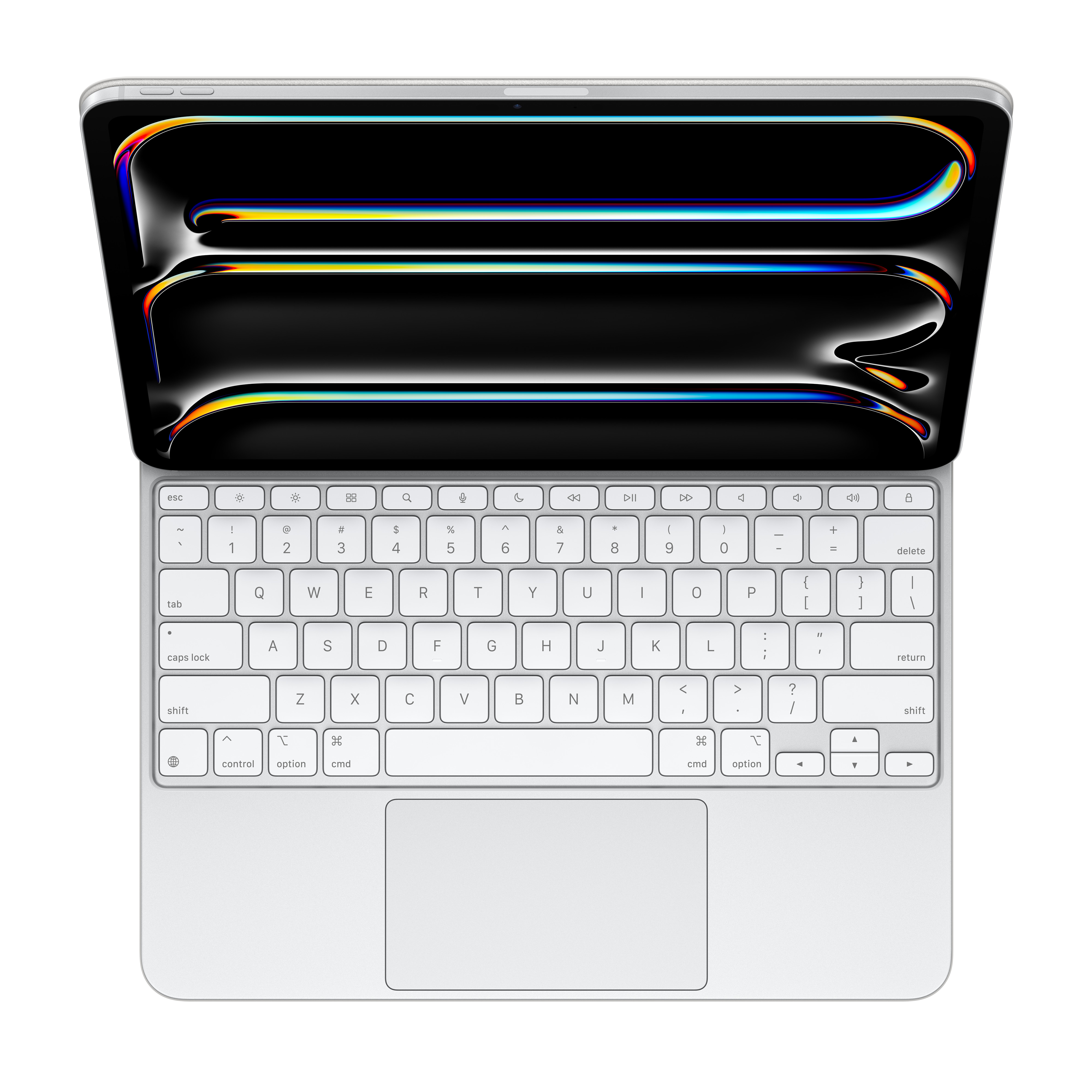 מקלדת Apple Magic Keyboard for iPad Pro 13 inch (M5) - White MWR43HB/A אפל