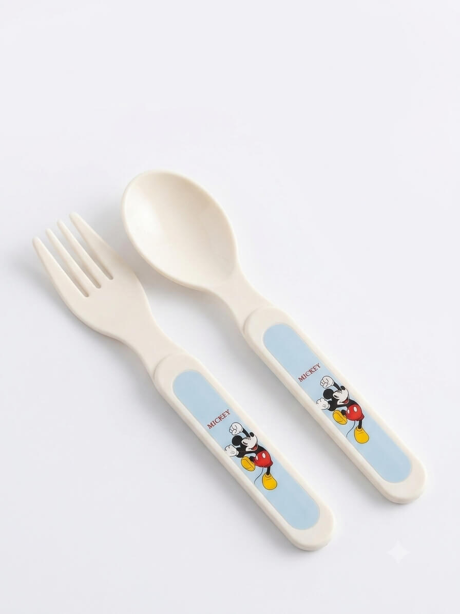 סט כפית ומזלג מיקי מאוס Disney