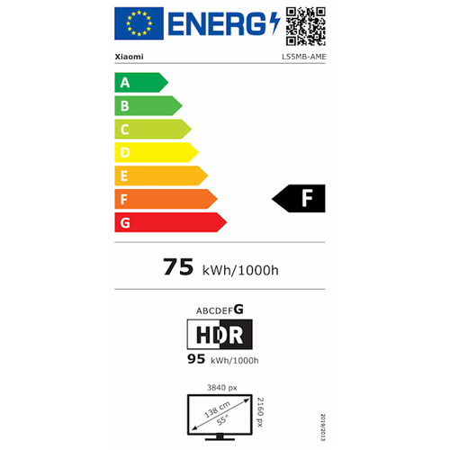 טלוויזיה ''55 4K שיאומי דגם Xiaomi TV A 55'' (2026) 