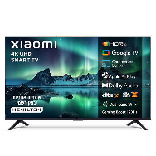  טלוויזיה ''50 4K שיאומי דגם Xiaomi TV A 50'' (2026) 