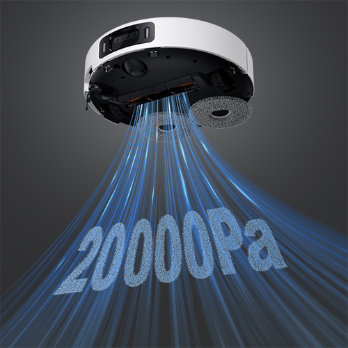  שואב אבק שוטף רובוטי שיאומי דגם Xiaomi Robot Vacuum 5 Pro בצבע לבן 