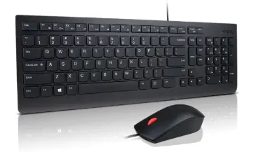 סט מקלדת ועכבר חוטי Lenovo Essential Wired Combo Keyboard Mouse