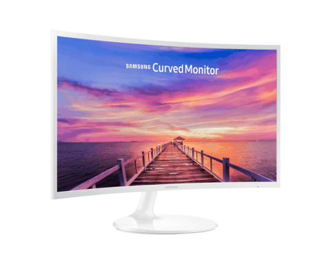 מסך מחשב קעור לבן Samsung C27F391FHR VESA+Tilt 27