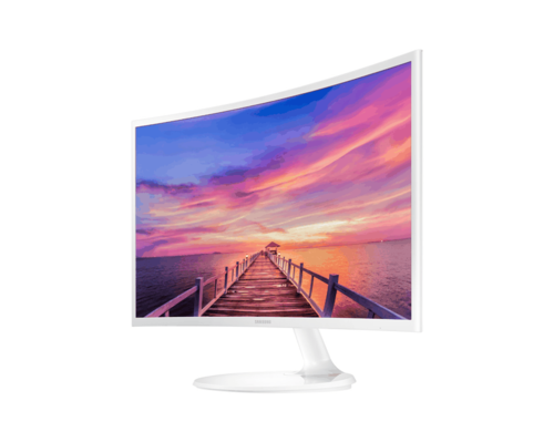 מסך מחשב קעור לבן Samsung C27F391FHR VESA+Tilt 27