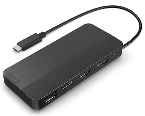 תחנת עגינה Lenovo 40B90000WW USB-C Dual Display Travel Dock