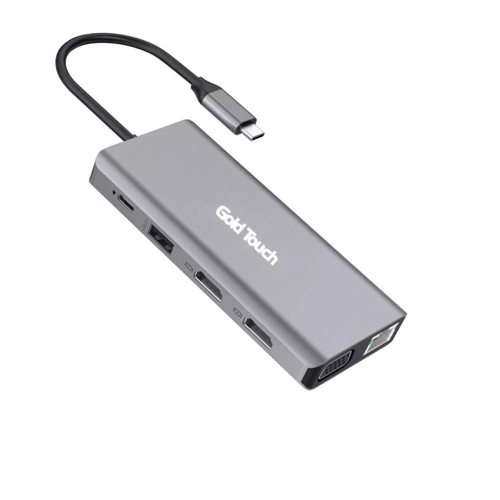 תחנת עגינה GoldTouch SU-C20 USB Type-C Premium Docking Station