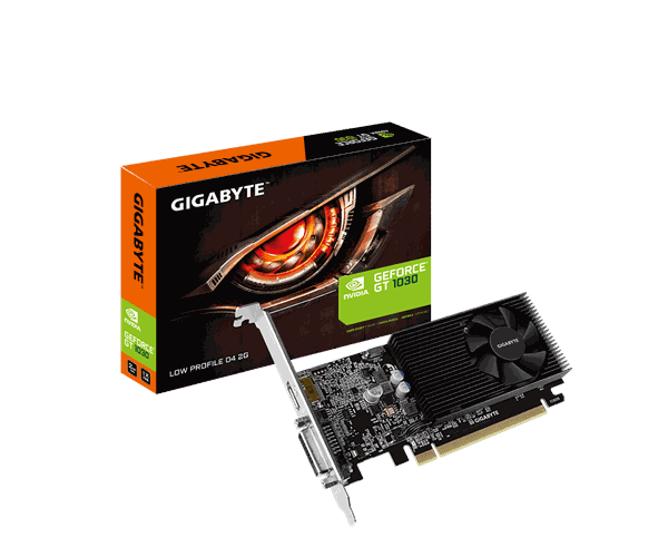 כרטיס מסך Gigabyte GeForce GT 1030 Low Profile 2GB DDR4