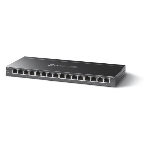 מתג שולחני מתכת מהירות TL-SG116P GIGA 16POE+ 120W