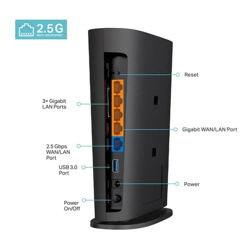 נתב ARCHER AX80 AX6000 WI-FI 2.5GWAN  6