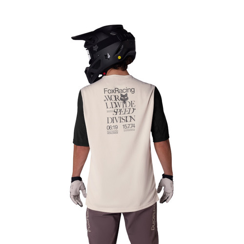 חולצת רכיבה קצרה פוקס לבן - FOX RACING DEFEND PARK SE