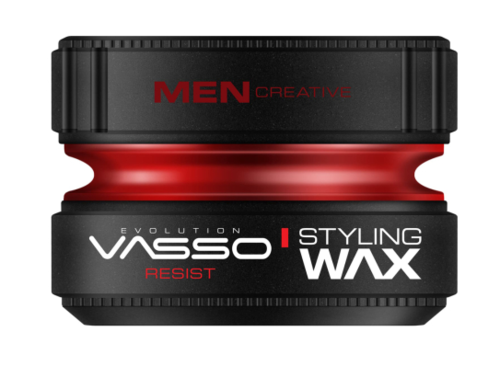 ווקס לשיער VASSO Resist באחיזה חזקה וברק גבוה 150 מ״ל