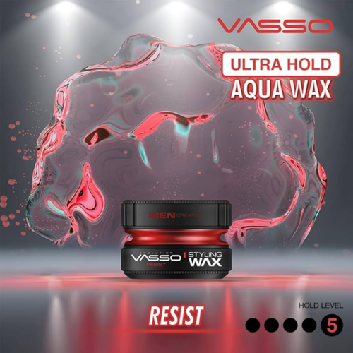ווקס VASSO Resist לעיצוב שיער עם ברק גבוה
