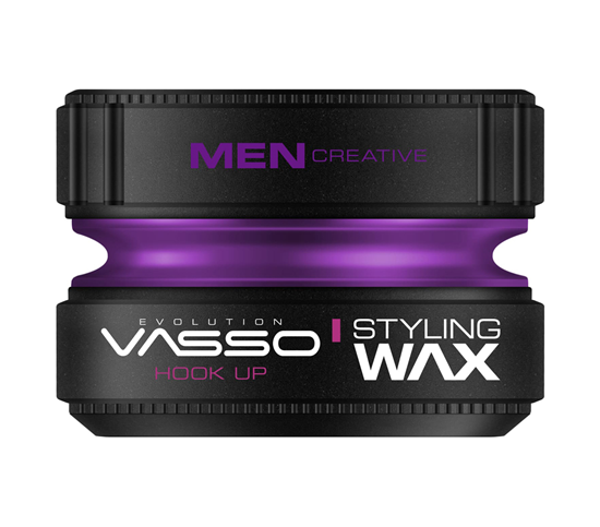 ווקס לשיער VASSO Hook Up – אחיזה חזקה וגימור מט 150 מ״ל