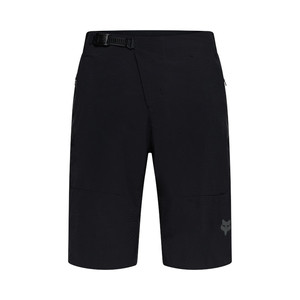 מכנס רכיבה קצר פוקס שחור עם ריפוד פריק - FOX RACING FLEXAIR W/LINER SHORTS V26