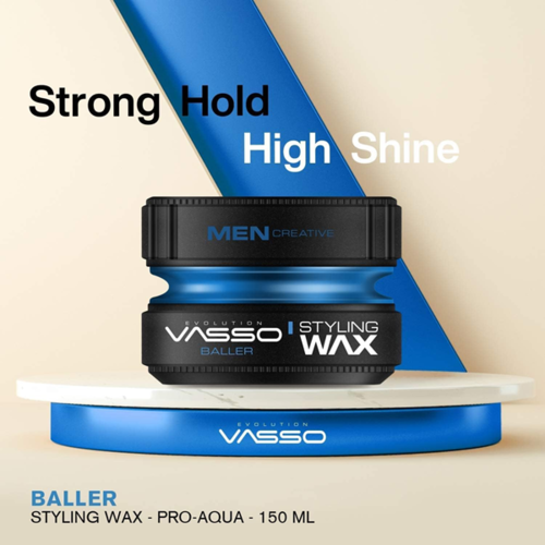 ווקס VASSO Baller באחיזה חזקה ואפקט רטוב