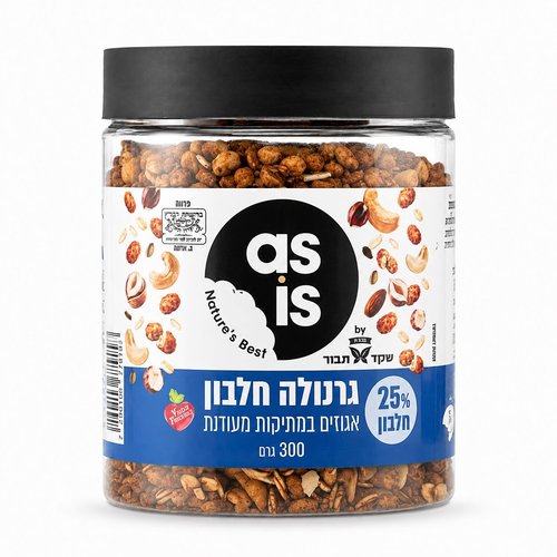 גרנולה  25% חלבון -עם אגוזים במתיקות מעודנת
