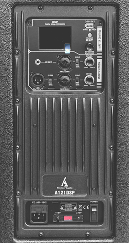 רמקול עץ מוגבר מקצועי 12 אינץ' 1200W הכולל מעבד DSP, בלוטות', טכנולוגיית TWS וצג LCD