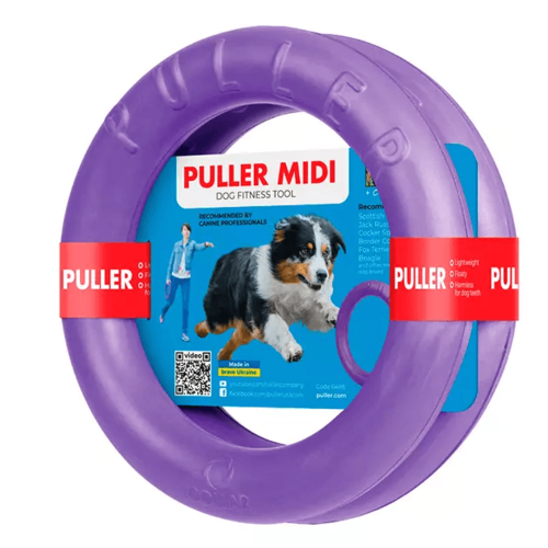 פולר Puller צעצוע לכלב טבעות מקצועיות לאימון ולמשחק - מידי