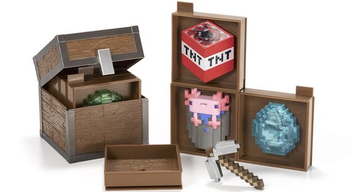 קופסת הפתעה Minecraft – Loot Chest (יחידה) | Minecraft Loot Chest Mystery Box (Single Unit)