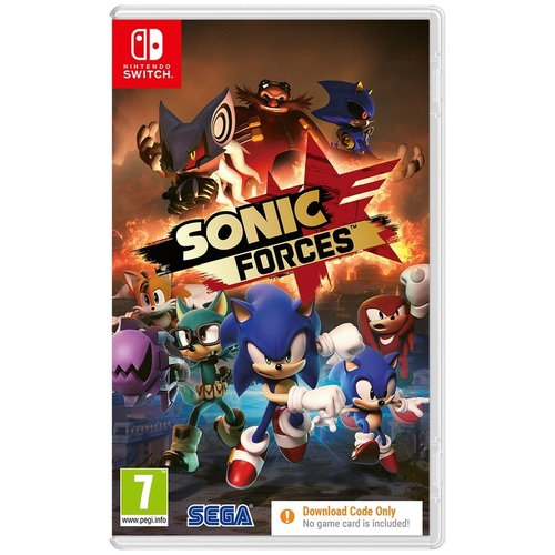 סוניק פורסס – קוד דיגיטלי להורדה | Sonic Forces –Nintendo Switch Digital Download Code