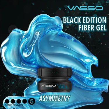 VASSO Black Edition Asymmetry ג׳ל סיבים לשיער