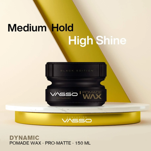 פומייד לשיער VASSO Dynamic עם אפקט רטוב