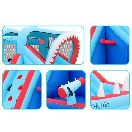 מתקן מתנפח עם מגלשה כריש Doctor Dolphin דגם A83046