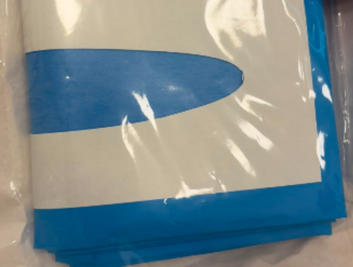 משטח נייר סטרילי לחדרי ניתוח עם חור